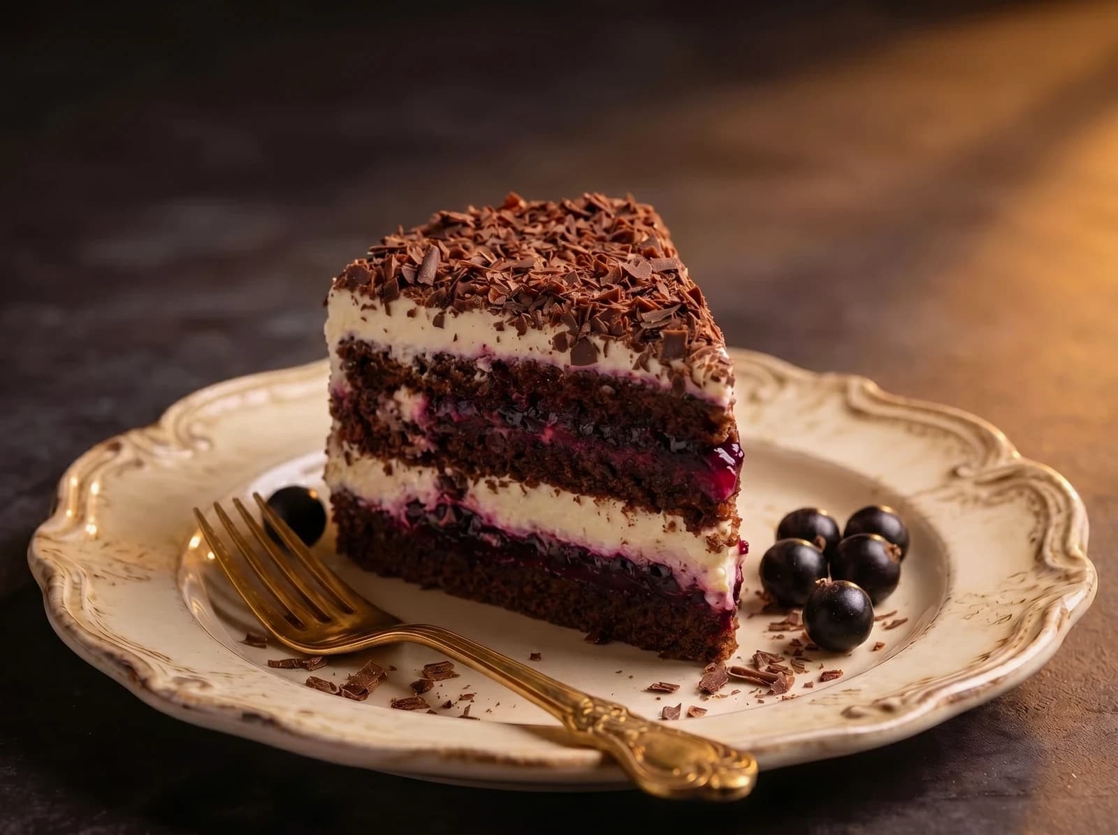 Blackcurrant Cake