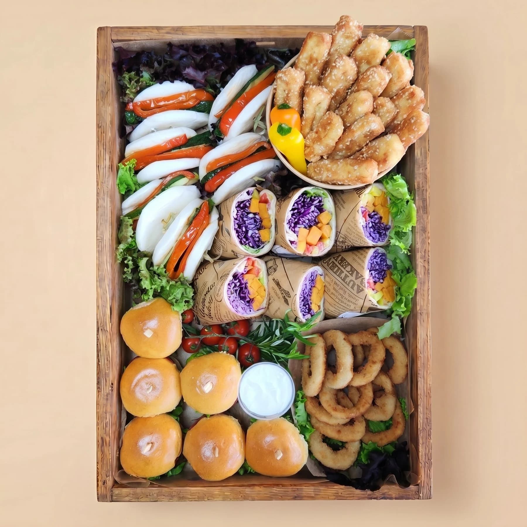 Street Food Vege Party Box — Chic Bite