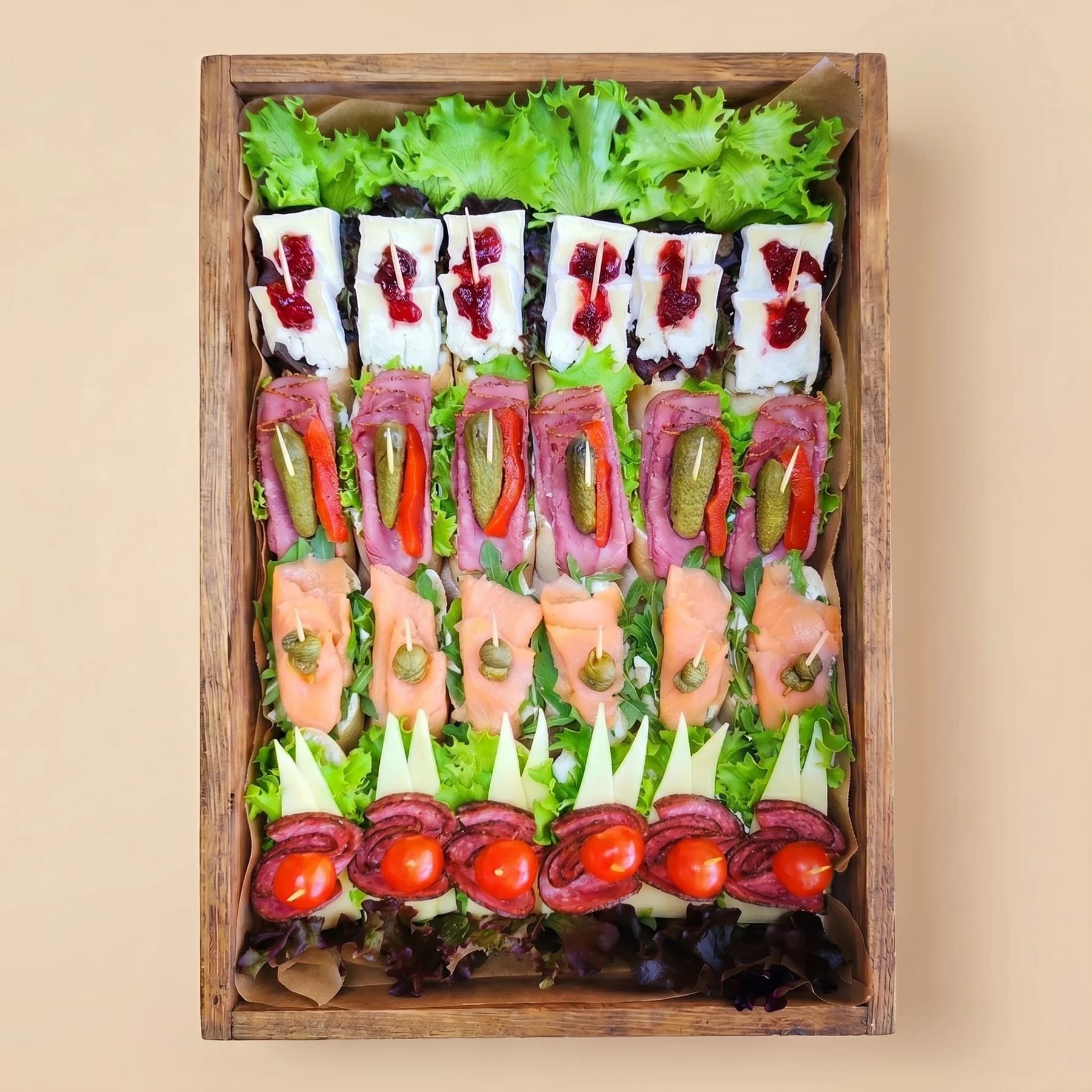 Signature Canapés Party Box — Chic Bite